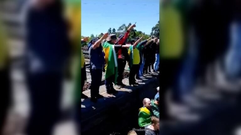 Brazil authorities investigate video of crowd doing apparent Nazi salute