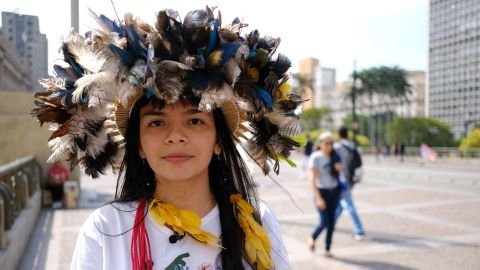 Indigenous activist Txai Surui supported Lula da Silva during his latest presidential campaign, but vows to oppose him should his policies go against the environment. 