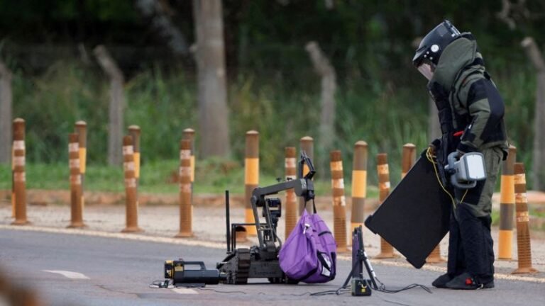 Police arrest man suspected of planting explosives in Brazil’s capital ahead of presidential inauguration