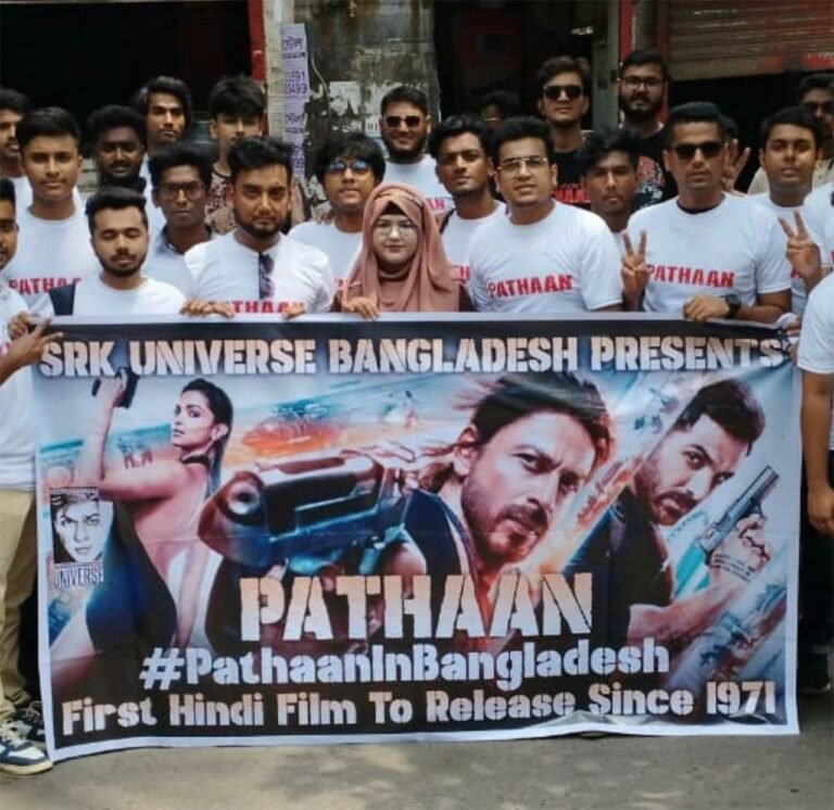 Pathaan Box Office: Shah Rukh Khan-starrer takes a TERRIFIC opening in Bangladesh; grosses 25 lakhs Bangladeshi takas [Rs. 19.13 lakhs] from 41 screens on day 1 : Bollywood News