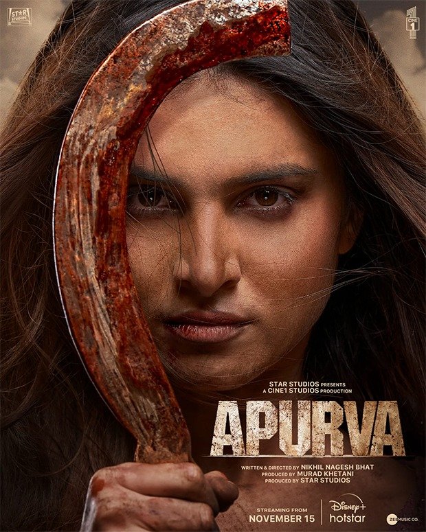 Tara Sutaria starrer Apurva to directly release on Disney+ Hotstar on November 15; see the first intriguing posters : Bollywood News